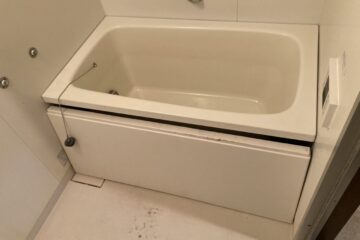 据え置き型浴槽は新品入れ替えもできます。